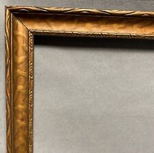 Antique Art Deco Gold Gilt Carved Wood Frame 22.5