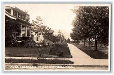 Wenatchee Washington WA Postcard RPPC Photo A Residence Street c1930's Vintage picture