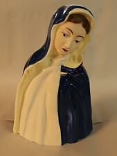  Virgin Mary Head Chest Figure Bust 8-1/2