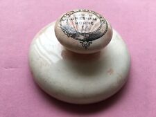 C1880s-90s VINTAGE GEO.S.SMITH&Co GRESHAM HOUSE E.C.MUSHROOM SHAPE PAPERWEIGHT picture