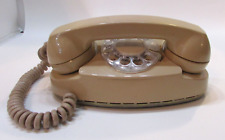Old 1960s Western Bell Electric Beige Princess Rotary Phone G3 Working Condition picture