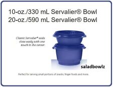 TUPPERWARE New CLASSIC SERVALIER SMALL BOWL PAIR 20 oz and 10 oz bowls fREEsHIP picture