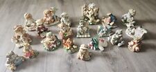 Lot of 20 Vintage Enesco Retired Calico Kittens Christmas Cats 1992-2001 Cats picture