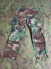 Army Camouflage Woodland BDU Cargo Pants Military Combat Size Mens Small Regular picture