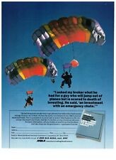 1993 MBLA Insured Municipal Bond Investing Parachute Vintage Print Advertisement picture