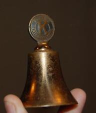 VINTAGE  KIWANIS INTERNATIONAL SMALL BRASS OR BRONZE BELL GONG picture