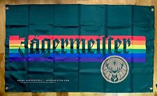Jagermeister Rainbow Gay Pride 3x5 ft Banner Flag LGBTQIA Bar picture