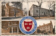 Harvard University Building Multi View Seal Cambridge MA Vintage Postcard K60 picture