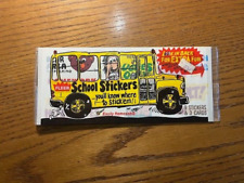 VINTAGE 1985 Fleer School Stickers and Cards Sealed Pack picture