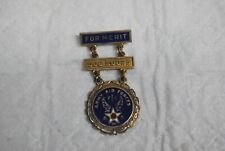 WWII Army Air Force 500 Hours AWS Sterling Badge for Merit picture