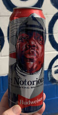 BUDWEISER NOTORIOUS BIG BIGGIE EMPTY CAN NO BEER INSIDE KING OF NY BROOKLYN picture
