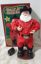Vintage 1999 Holly Jolly Rock Santa, AC Adapter, Alan Jackson, In Original Box  picture