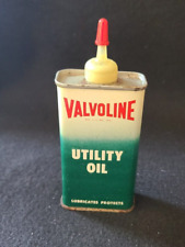 Vintage Valvoline Utility Oil Tin Can Handy Oiler 4oz Freedom, PA picture