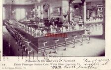 PRE-1907 UNION PASSENGER STATION CAFE WHITE RIVER JUNCTION, VT  picture