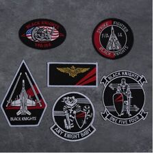 6PCS US Navy Strike Fighter Squadron 154 Patch VFA-154 Black Knight Insignia picture