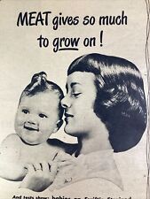 Swift Baby Food Print Ad 1948 Atlanta AJC Meat Health Mother picture