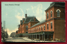 Union Station Railroad Train Railways Depot Postcard picture