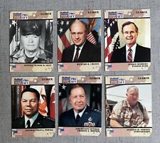 1991 Pro Set Desert Storm President Bush Richard Cheney Colin Powell Schwarzkopf picture