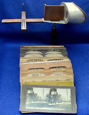 Underwood & Underwood Sun Sculpture Ca 1901 Stereo Viewer & 40 Real Photo Cards picture
