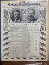 VINTAGE NEWSPAPER HEADLINE ~PRESIDENT TEDDY ROOSEVELT LANDSLIDE VICTORY NOV 1904 picture