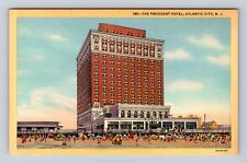 Atlantic City NJ- New Jersey, The President Hotel, Advertise, Vintage Postcard picture