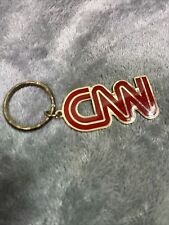 Vintage CNN News Keychain Key Ring Chain Fob Hangtag picture