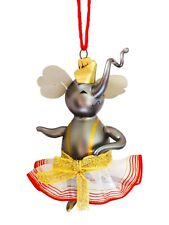  1995 RADKO Elephant Ballerina NANETTE En Pointe blown glass ornament 5