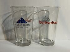 Budweiser Folds Of Honor Pint Glass - Set Of Two picture