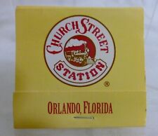 Vintage Matchbook Unstruck - Church Street Station - Orlando Florida picture