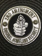 2nd Amendment GUN RIGHTS 1789  embroidered iron on Vest Patch  3