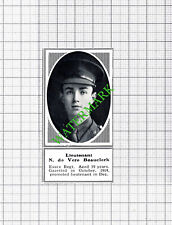 Lt  N de Vere Beauclerk  Essex Regiment WW1 - c.1918 SMALL Cutting picture