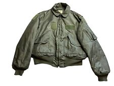 US Genuine USAF Issue Nomex Aramid CWU 45P Flight Jacket OD Cold Weather Large picture