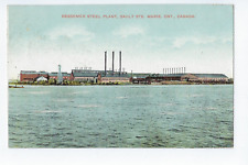 Bessemer Steel Plant Postcard Sault Ste. Marie Ontario Canada 1908 picture