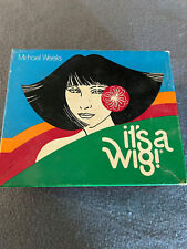 Vintage Michael Weeks Empty Wig Box It's a Wig graphics BOX ONLY film prop tv picture
