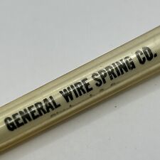 VTG Ballpoint Pen General Wires Spring Co. Pittsburgh PA picture