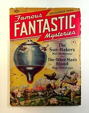 Famous Fantastic Mysteries Pulp Dec 1940 Vol. 2 #5 FN picture