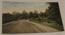 1 Entrance To Central Grove park Toledo Ohio Postcard VTG picture