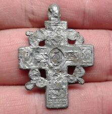 Ancient Leaden Cross 16th - 17th centuries. picture