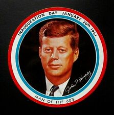 1961 JFK Kennedy SCARCE Man of the 60's INAUGURATION DAY Flat 6