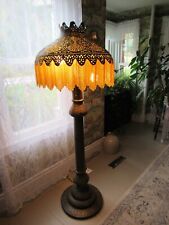 Antique Moorish Brass Floor Lamp. Stunning one-of-a-kind masterpiece.   picture