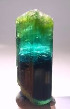 Top bi colour Indicolite open colour tourmaline crystal picture
