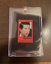 KING CHARLES III Vintage “Rookie”  Tobacco Card / Sticker (Ready To Grade) RARE picture