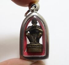LP KOON SMALL AMULET BLESSED 1989 MULTIPLY MONEY RICH THAI BUDDHA LUCKY PENDANT picture