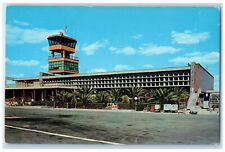 c1950's Central Airport Landing Strip Guadalajara Jalisco Mexico Postcard picture