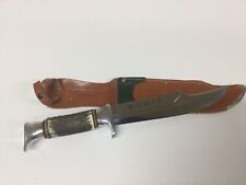 Vintage Edge Mark 469 Solingen Bowie Knife With Sheath - Immaculate Condition picture