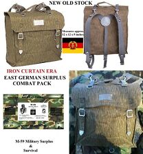 Genuine Berlin Wall Era East German Combat Backpack N.O.S. WITH DISCOLORATION'S picture