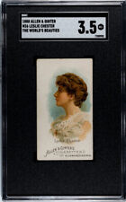 1888 N26 Allen & Ginter Leslie Chester The World's Beauties SGC 3.5 picture