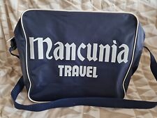 Vintage 1970/80s Mancunia Travel Flight Shoulder Bag mod/northern soul/indie picture