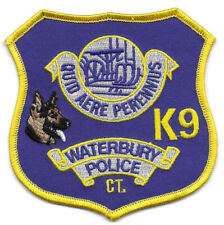 Waterbury CONNECTICUT CT Police Canine K9 Unit patch German Shepherd picture