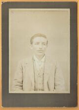 c1898 Cabinet Photo Identified ID'd Sitter J.B. PENLAND of Columbia SC 3-pc suit picture